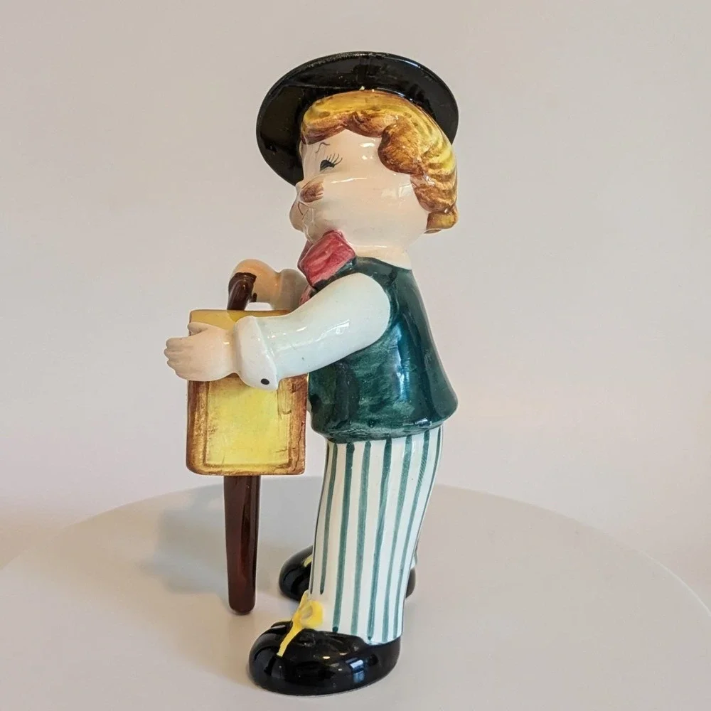 VTG Norcrest Organ Grinder Circus Monkey Salt & Pepper Shaker Set Japan Ceramic